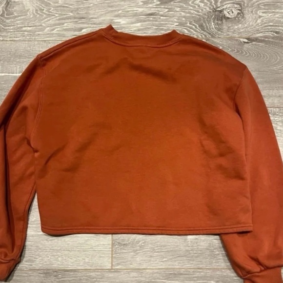 Rust Orange Crewneck Sweatshirt - Picture 2 of 4